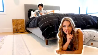 HE DIDN'T KNOW I WAS HOME!! *SCARE PRANK*