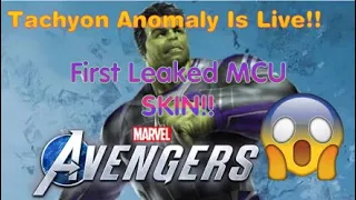 Tachyon Anomaly IS LIVE!! FIRST LEAKED MCU SKIN!! Marvel Avengers