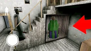 Granny Mod Baldi's basics - Granny caught Baldi teacher in the cage - The Horror Full Gameplay