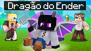 A história do PRIMEIRO DRAGÃO ENDER no Minecraft