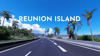DRIVING REUNION ISLAND | EXPRESSWAY BRAS PANON TO LE PORT RN2 🇷🇪 4K⁶⁰ | LOFI HIP HOP CHILL BEATS