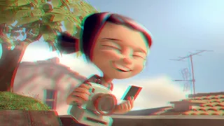 3D Anaglyph Rewd Cyan Funny Animated Short Film  Last Shot by Aemilia Widodo 1080pFHR