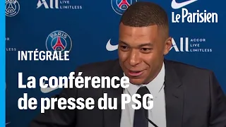 Kylian Mbappé explique son choix de rester à Paris, revoir sa conférence de presse