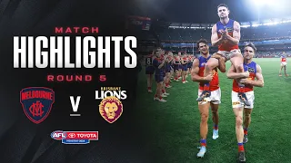 Melbourne v Brisbane Highlights | Round 5, 2024 | AFL