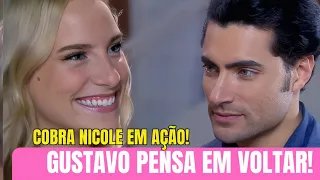 Gustavo pensa em voltar com Nicole - Carinha de anjo.