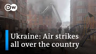 Ukraine: At least 18 people dead after most intense Russian air strikes since war began | DW News