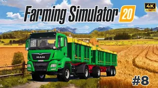 farming simulator 20 gameplay video||episode:8||#farmingsimulator