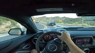 Bangin Gears! Teaching Lamborghini SVJ A Driving Lesson In My 2022 Camaro SS 1LE POV