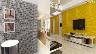 3D Foam Wallpaper Design | Bricks Foam Waterproof Wallpaper Home Decoration | PVC Wall Sticker Tiles