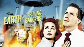 EARTH VS THE FLYING SAUCERS 1956 COLORIZED Classic 50s Sci-Fi, Hugh Marlowe, Joan Taylor, Full Movie