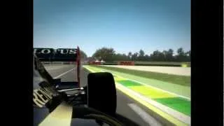 F1 2012 - AI Crash, Drift and a Weird Crash