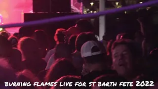 burning flames live for st barth fete 2022 - hk audio l5 lts