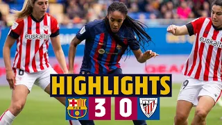 BARÇA 3-0 ATHLETIC CLUB I Liga F ⚽