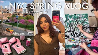 LIVING IN QUEENS, NYC VLOG: it's never too late to reset your goals + start over in your 20s