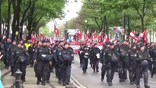 Polizeieinsatz bei Corona Demo in Wien