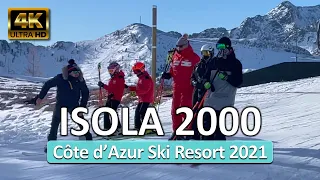 Isola 2000, France • Ski Resort Reopening • Côte d'Azur • Dec 5, 2021 • Virtual Tour 4K HDR