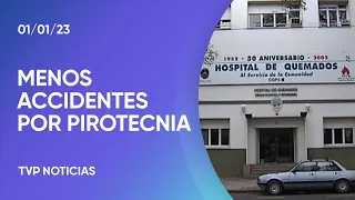 Bajaron los accidentes por pirotécnica y corchazos