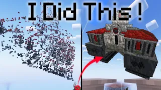 How I made this INSANE Perspective Art in Minecraft
