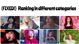 (FIXED!) 8 KPOP GIRL GROUP Ranking In Different Categories In 2021 (My Opinion Only)