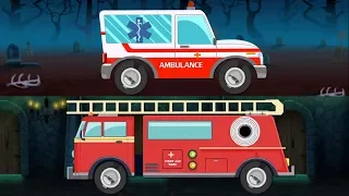 Helping Hands | Fire Truck | Ambulance | Emergency Vehicles | Halloween Kids Video
