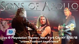 Sons of Apollo - LIVE @ Playstation Theater New York City NY 5/18/18 *cramx3 concert experience*