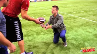 Mat Franco does magic for Gronk