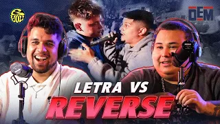 LETRA y REVERSE ENSEÑAN COMO HACER UNA BATALLA DE FREESTYLE! - Reaccion a su batalla en DEM USA