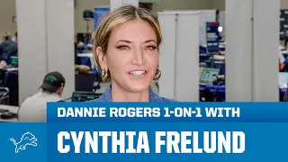 Cynthia Frelund talks offseason for the Detroit Lions | 1-on-1 with Dannie Rogers