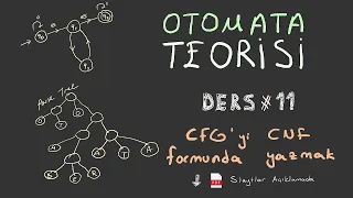 CFG'yi CNF Formunda Yazmak - Otomata Teorisi ve Biçimsel Diller #11