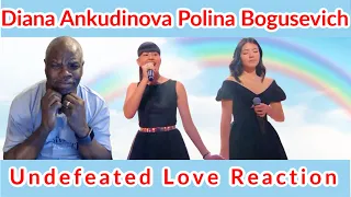 Diana Ankudinova Polina Bogusevich Undefeated Love reaction | Диана Анкудинова Полина Богусевич