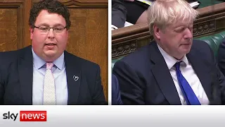 Rare applause in the Commons as MP calls Johnson to quit