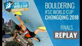 IFSC Climbing World Cup Chongqing 2018 - Bouldering - Finals - Men/Women