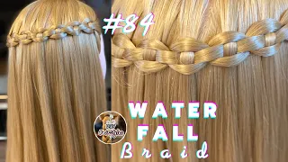Chain Waterfall Braid || Quick Hairstyle Tutorial for girls || DIY Hairstyles3 #84
