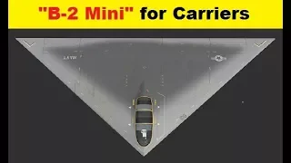 Miniature Version of B-2 Bomber for Aircraft Carriers, Resembles the A-12 Avenger