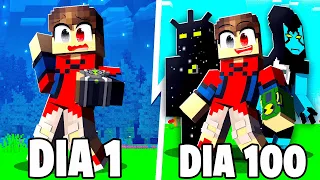 SOBREVIVI A 100 DIAS no BEN 10 MINECRAFT!