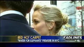 Reese Witherspoon, Robert Pattinson Step Out for 'Water for Elephants' Premiere