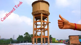 Cardboard Water Tank / Beautiful Water Supply tank using wastage carton