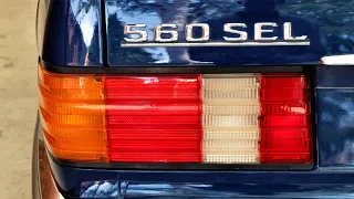 W126 Mercedes-Benz 560 SEL the best S-class for all time, 1987