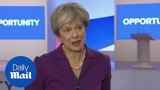 Theresa May on the Conservative Party's post-Brexit immigration policy