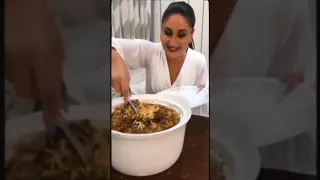 Kareena Kapoor enjoying biryani #bollywood #trending  #shorts