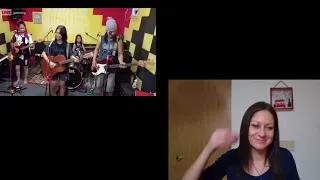 FRANZ Rhythm-  WHATS UP (4 non blondes) LIVE JAMMING FATHER & KIDS - My Reaction