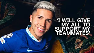 ENZO FERNANDEZ'S first interview at Chelsea! 🎤