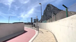 Gibraltar New Airport Tunnel, Walk Through, April 2023