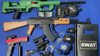 weapon toy set,ak47 rrifle,m416 rifle,,bayonet,grenade camouflageseries,police ,Special toy unboxing