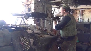 Бой в Донецком аэропорту ведет батальон "Сомали" 9 июня 2015. Ополчение Новороссии.