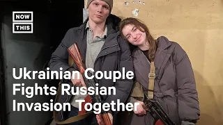 Young Newlyweds Fight Side by Side Against Russian Invasion #Shorts