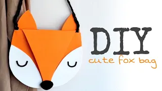 DIY cute NO SEW bag | foam sheet crafts | diy fox bag | diy foam crafts | easy craft | #shorts