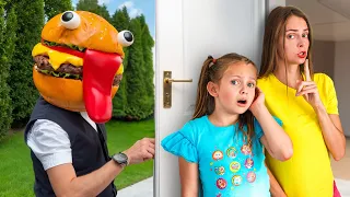 Who's At the Door? | Don't Open The Door To Strangers | Kids Songs