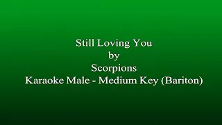 Karaoke Still Loving You - Scorpions, Medium Key (Bariton)