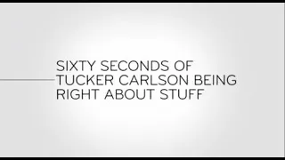 Last Week Tonight - And Now This: Sixty Seconds of Tucker Carlson Being Right About Stuff